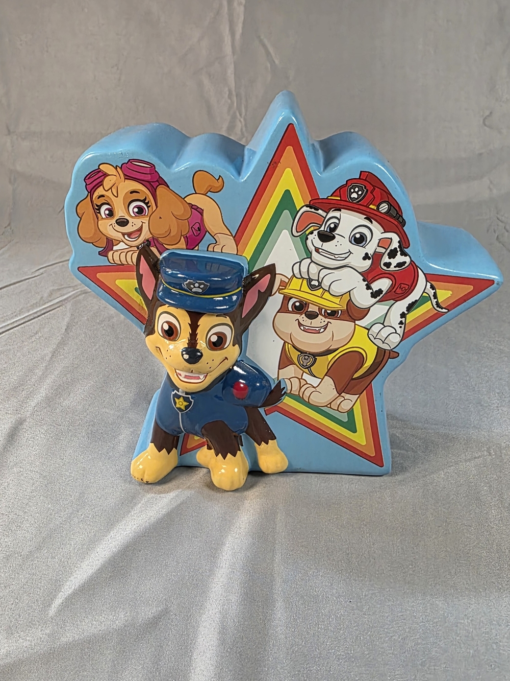 Paw Patrol Blue Star Ceramic Figurine - Chase